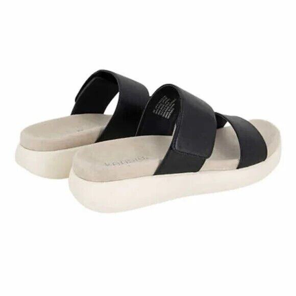 NEW Kensie Women's ADJUSTABLE Strap BLACK Slip On's Sandal Size 10 Jipsy - Picture 2 of 4